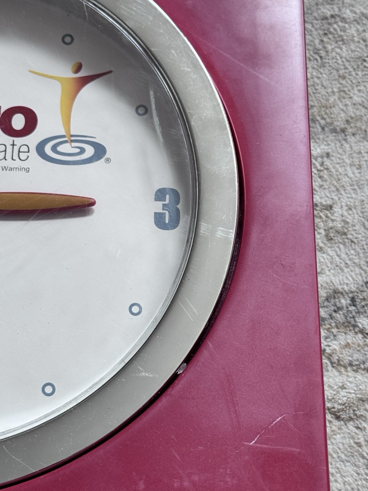 Rare Vintage Pharma Drug Rep Promo Item Lexapro 10″ Wall Clock Scratched Tested