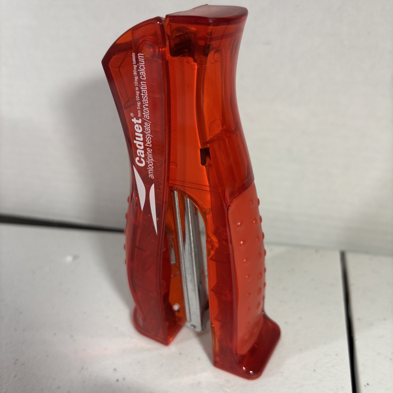 Drug Rep Stapler Pharmaceutical Collectable Duragesic Caduet Amlodipine Vintage