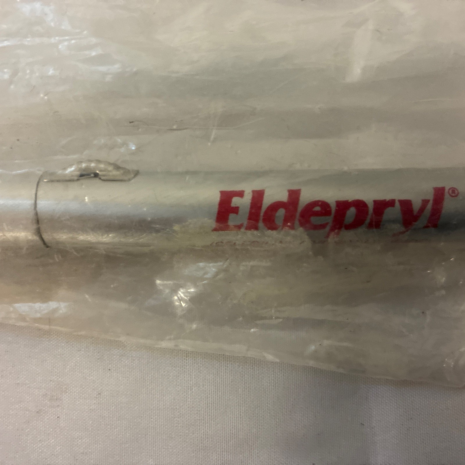 Vintage Drug Rep Eldepryl PEN W LIGHT Pharmaceutical Drug Rep MIP