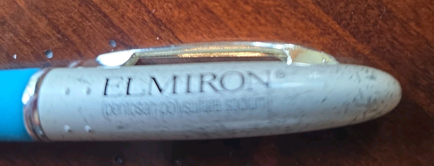 Elmiron Heavy Metal Pen Vintage Pharmaceutical Drug Rep Promo – WRITES!