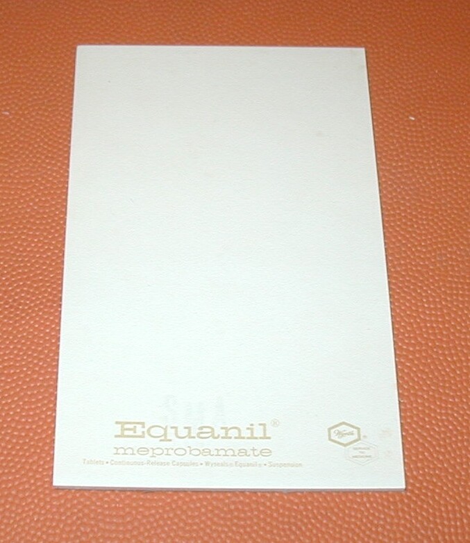 drug advertising doctors desk memo pad medical collectible