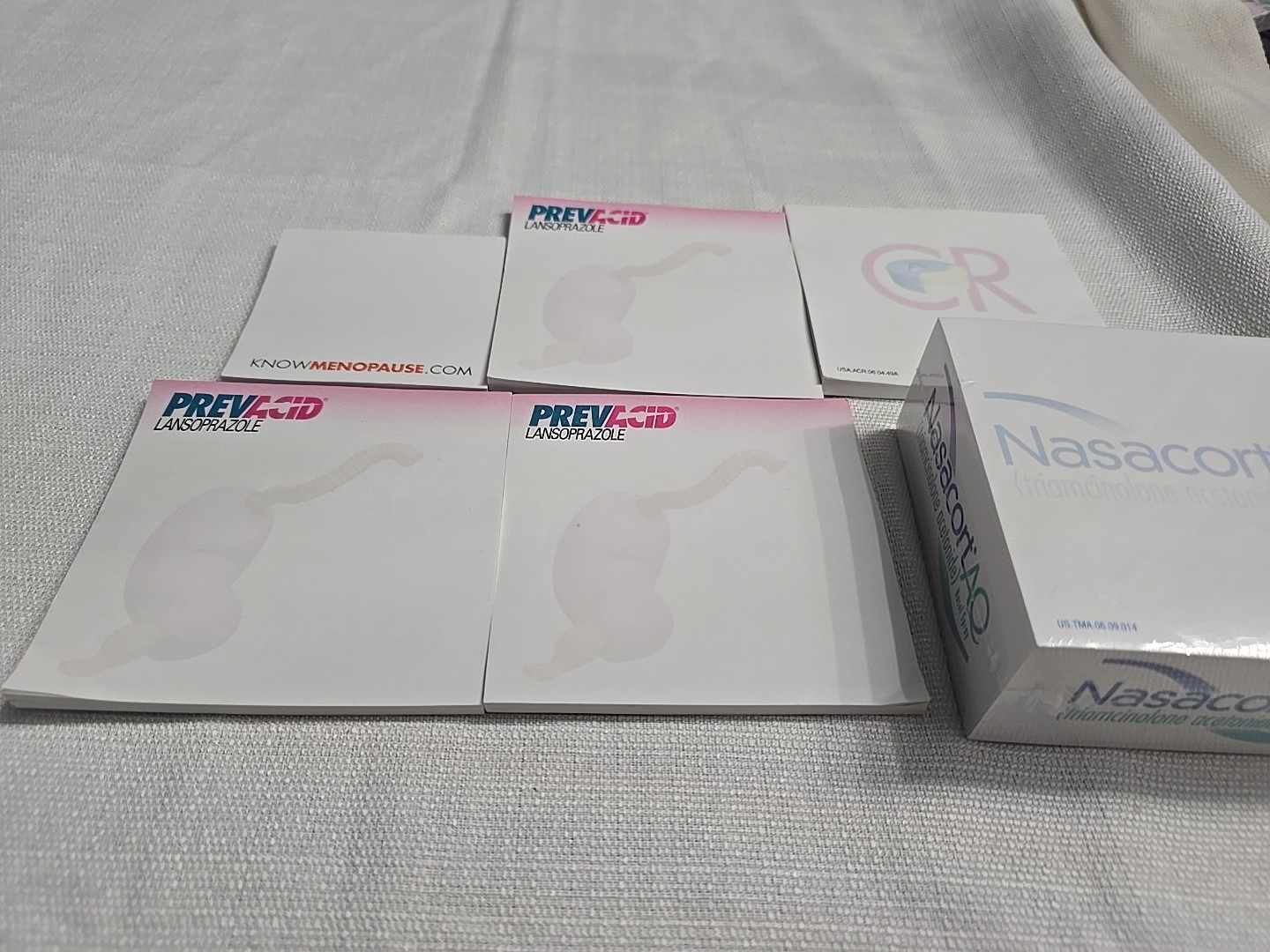 6 Drug Rep Note Pads