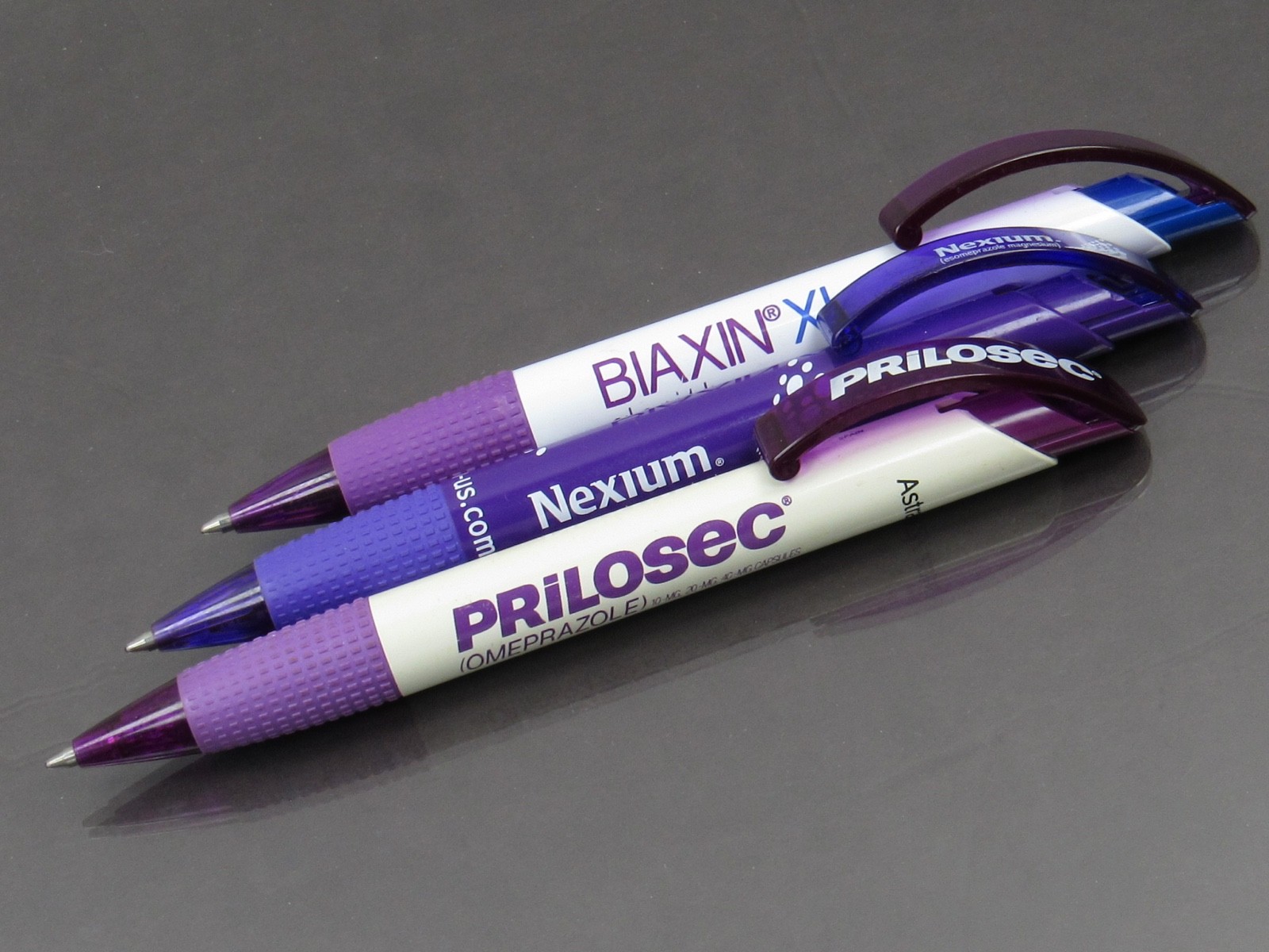 Prilosec Biaxin Nexium PENS Drug Rep Pharmaceutical Promo Inoxcrom Spain Lot x 3