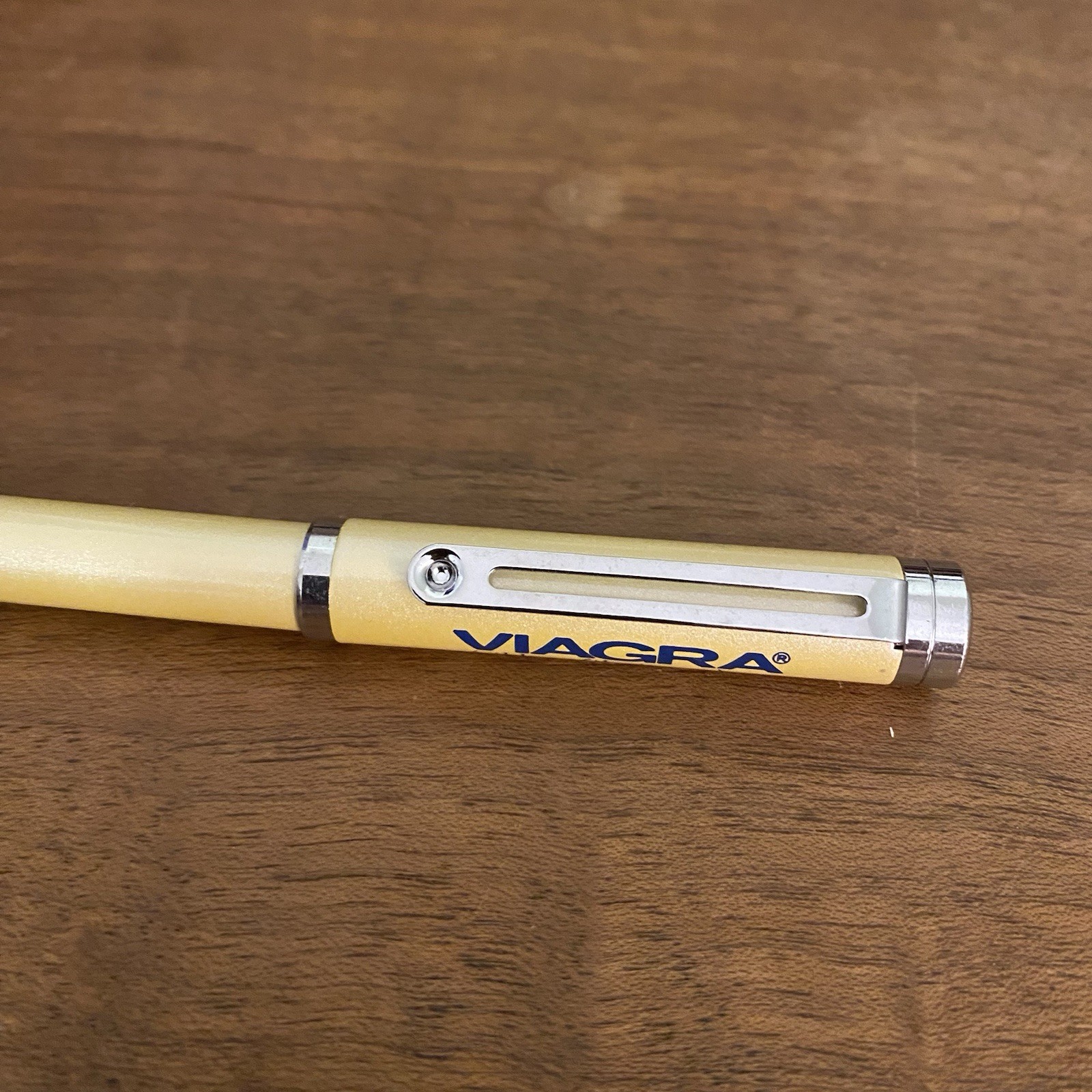 Vintage Viagra Pharmaceutical Yellow Drug Rep Pen