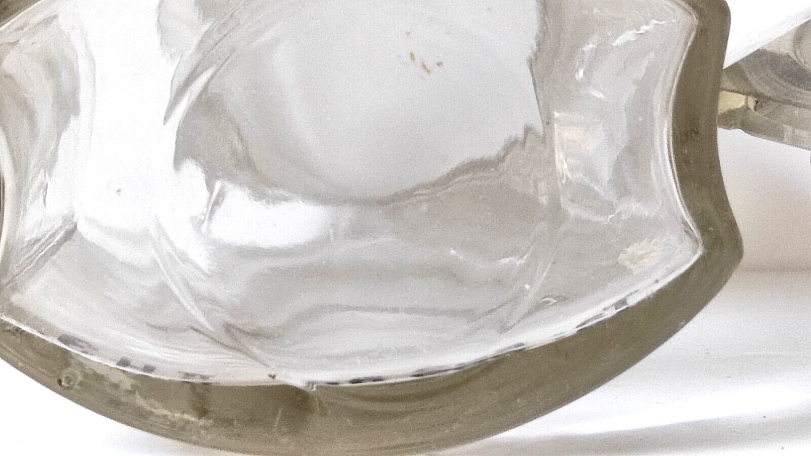 Vintage Crystal Apothecary Pharmacy Clear Jar 800 ml SUCCUS LIQUIR. PULV.