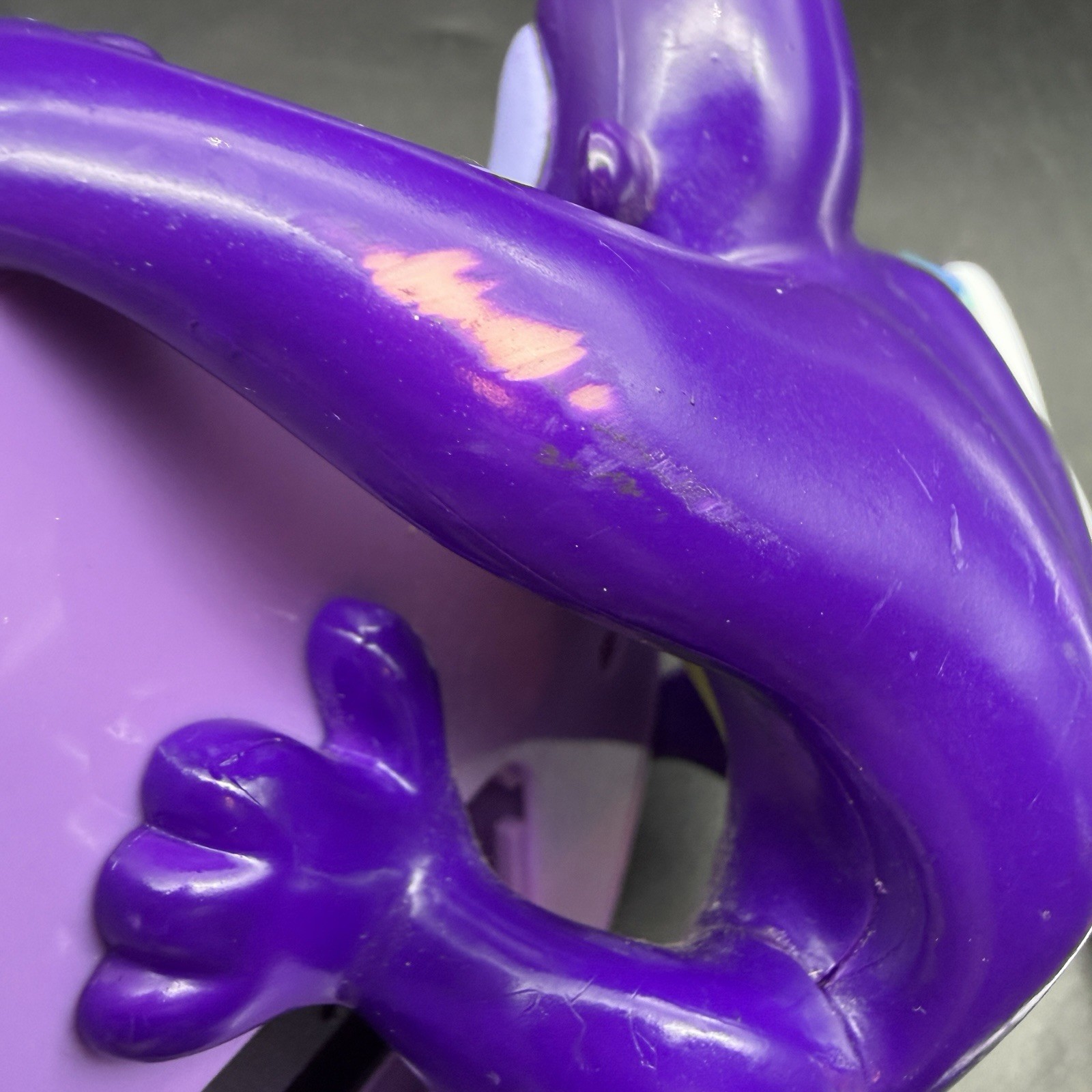 Zyrtec Pharmaceutical Advertising Alarm Clock With Purple Gorilla~ Works Good~