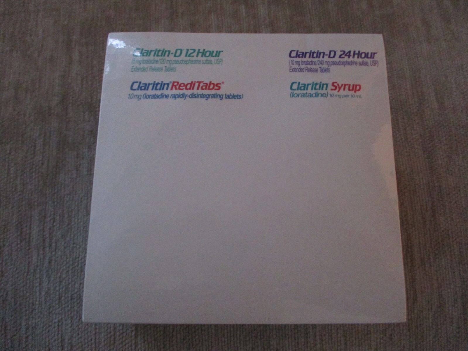 Claritin Post-It Note Drug Rep Promotional Note Pad Cube Sealed