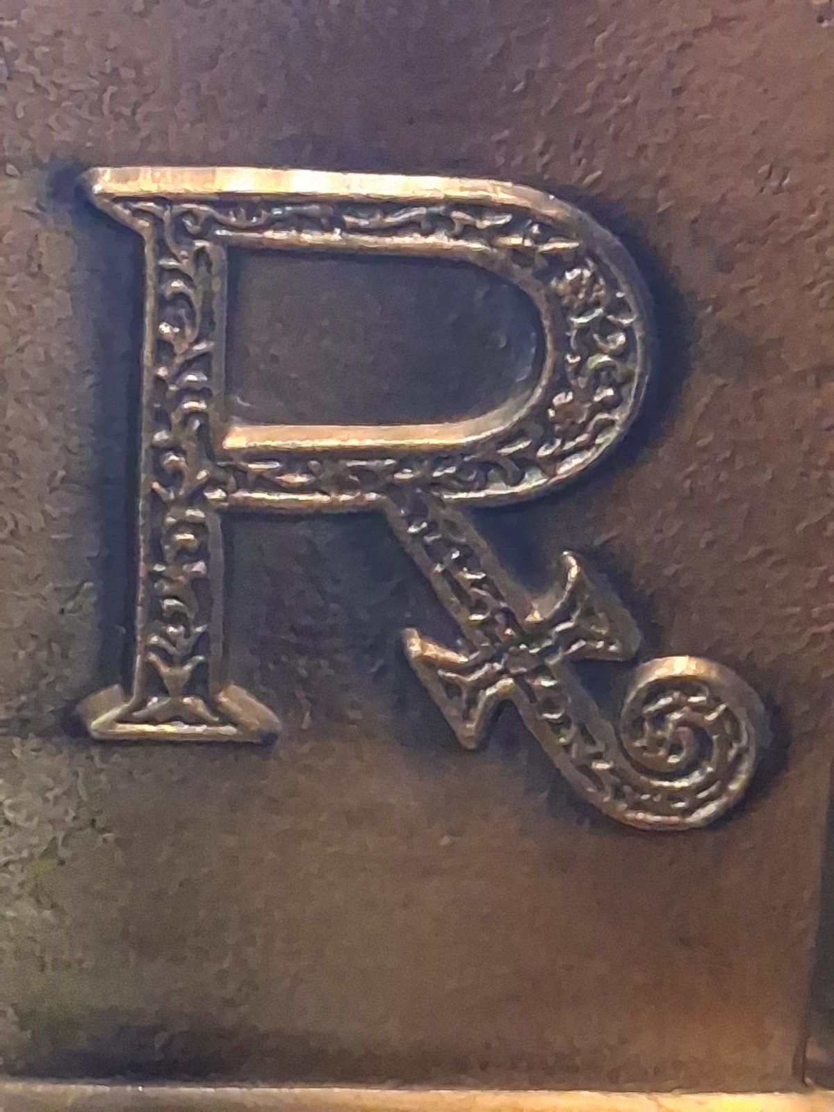 Pharmacy Brass 5 Inch Paperweight “SECUNDUM ARTEM” Tinactin Advertising 1976