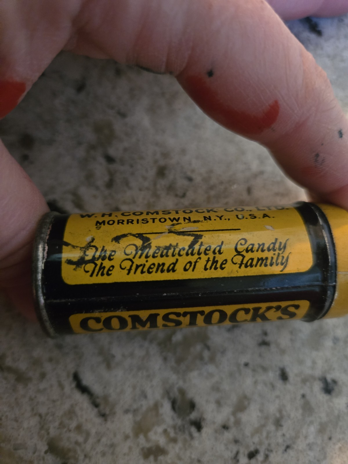 RARE VINTAGE Comstock’s Worm Pellets Quackery FULL Contents