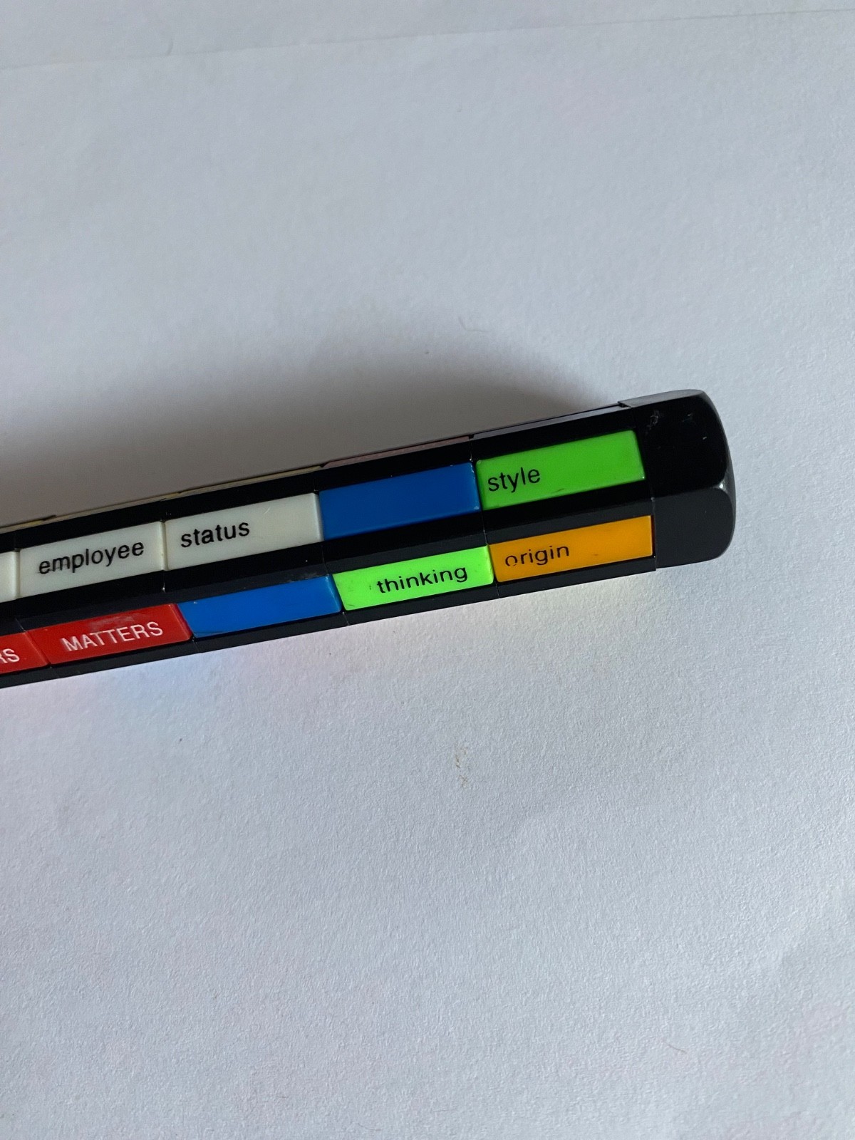 Vintage Multi Word / Color Base Pen
