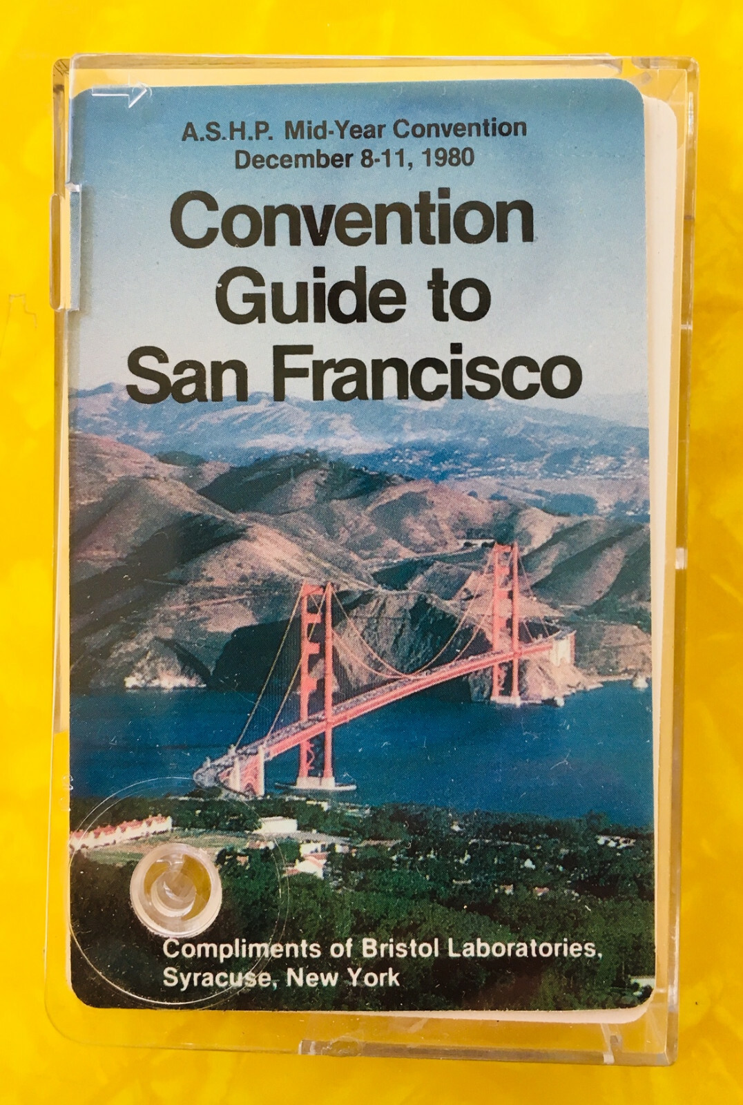 1980 Deck of San Francisco Sightseeing “Cards”, Bristol Laboratories Convention