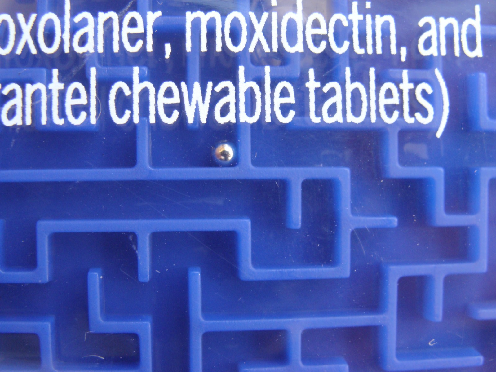 Nexgard Plus maze toy pharmaceutical promotional material – 2 5/8″