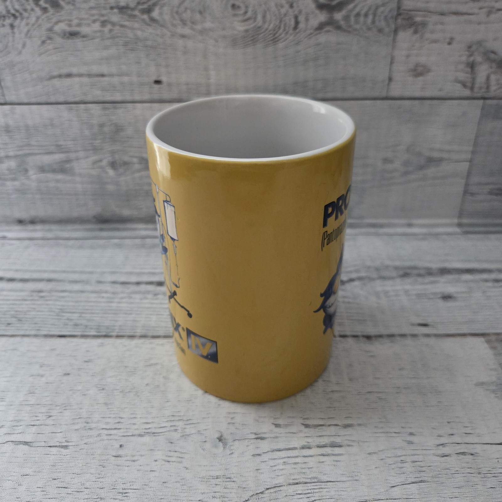 Vintage PROTONIX IV Heartburn Monster Oversized Mug Cup Drug Pharma Promo