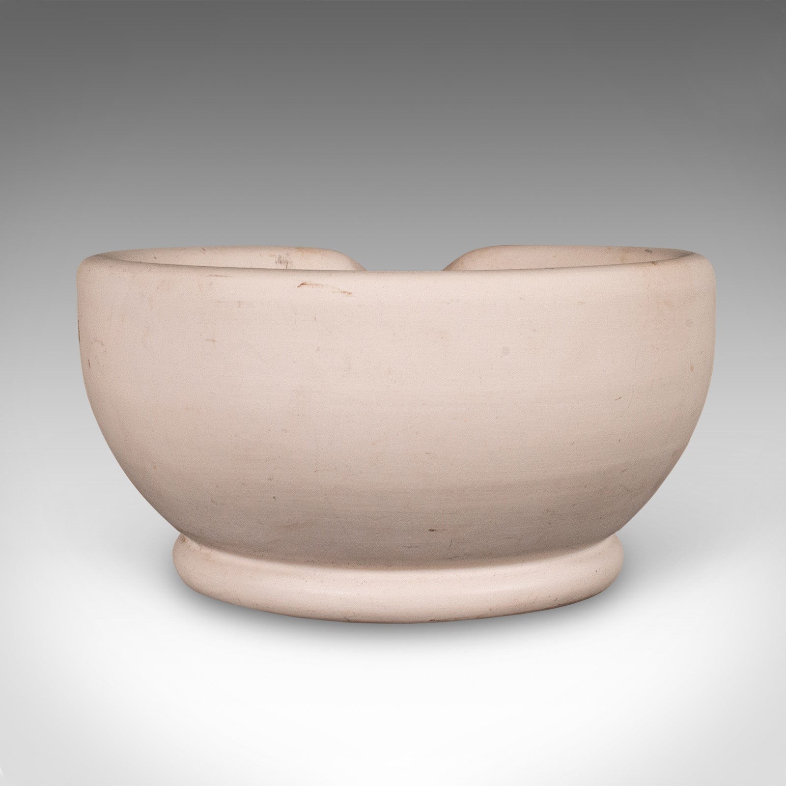 Large Antique Mortar & Pestle, English, Ceramic, Beech, Apothecary, Edwardian