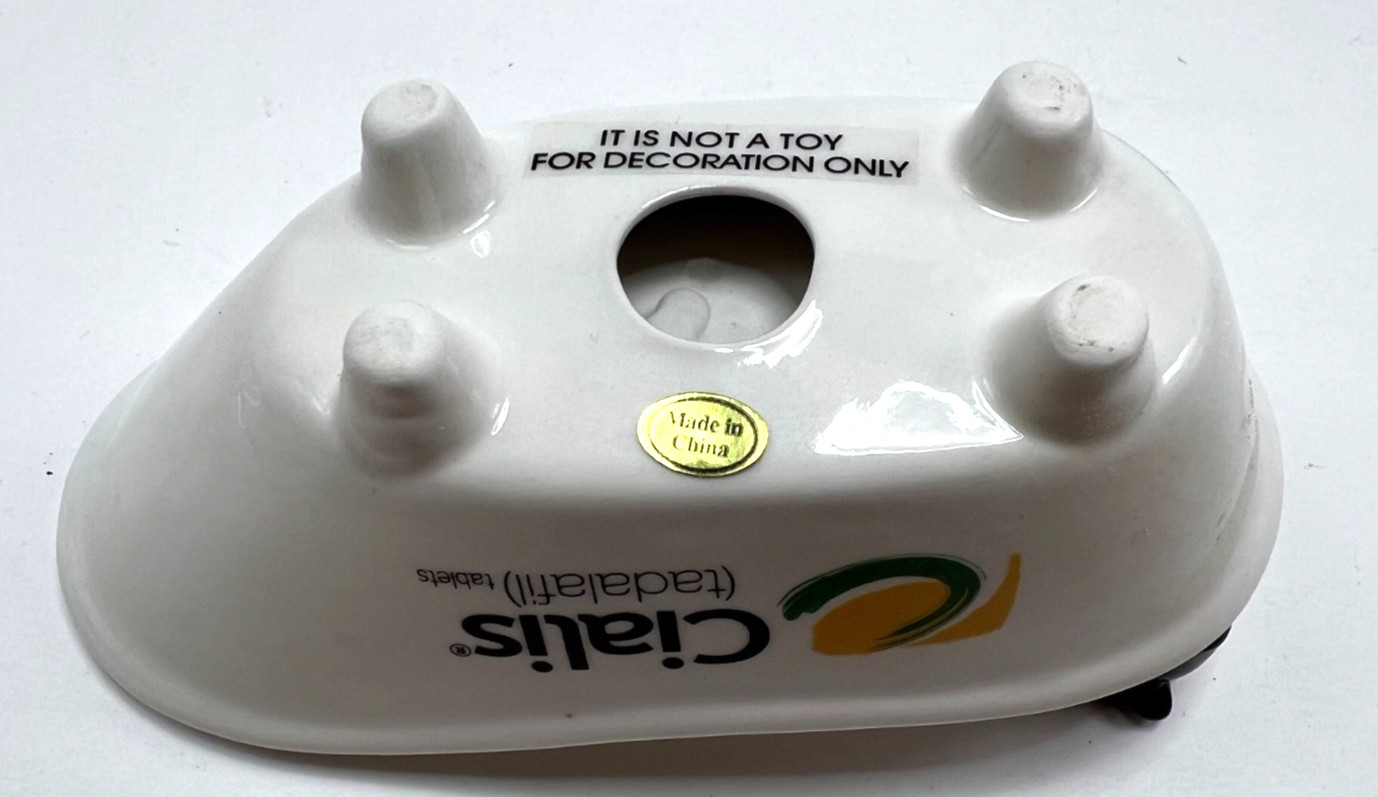 2 CIALIS Pharmaceutical Ceramic Bathtub 6×3 Promo Soap Dish