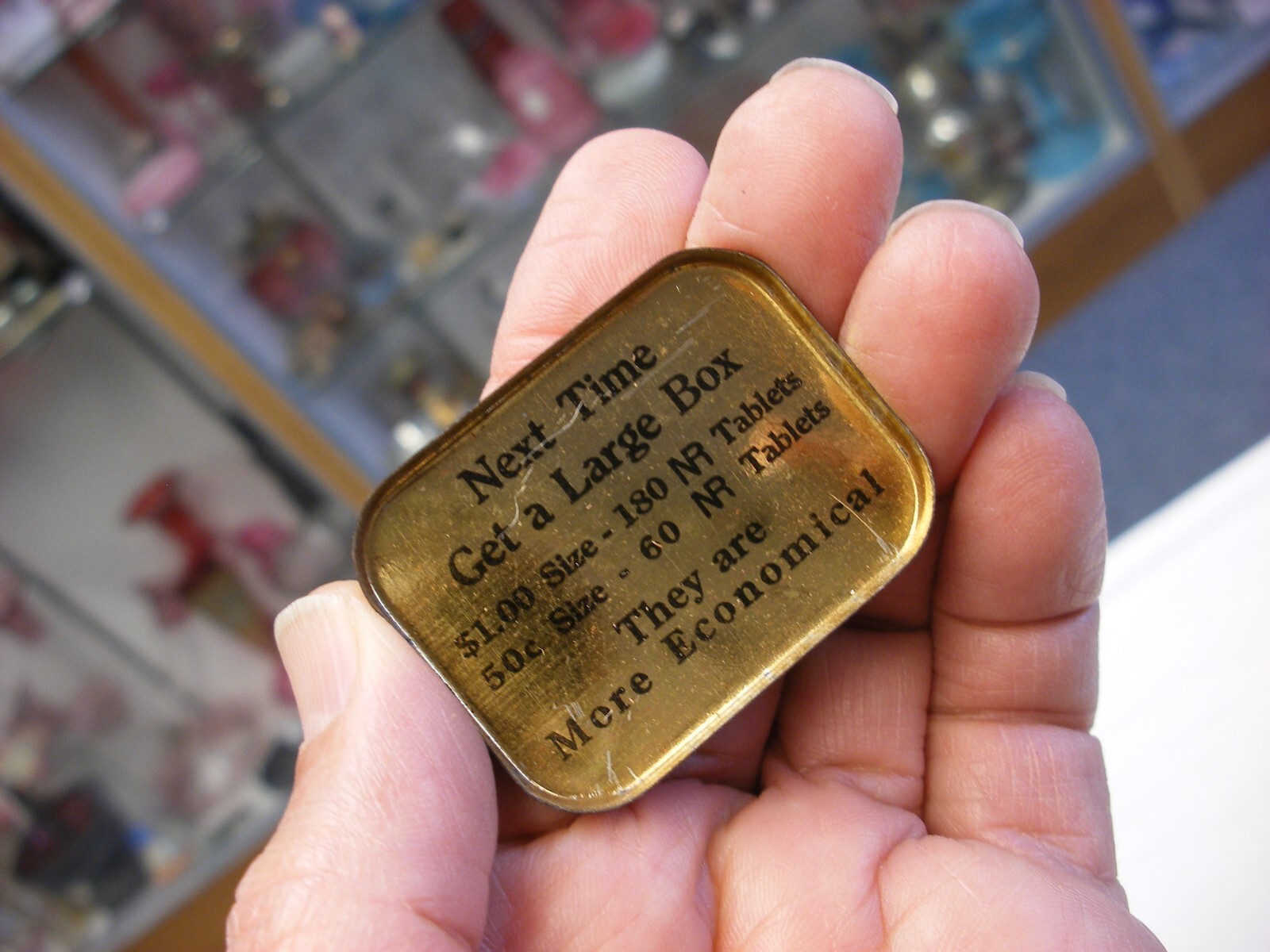 Vtg Medical Pharmacy – Natures Remedy A. H. Lewis Constipation Tablets Tin Empty