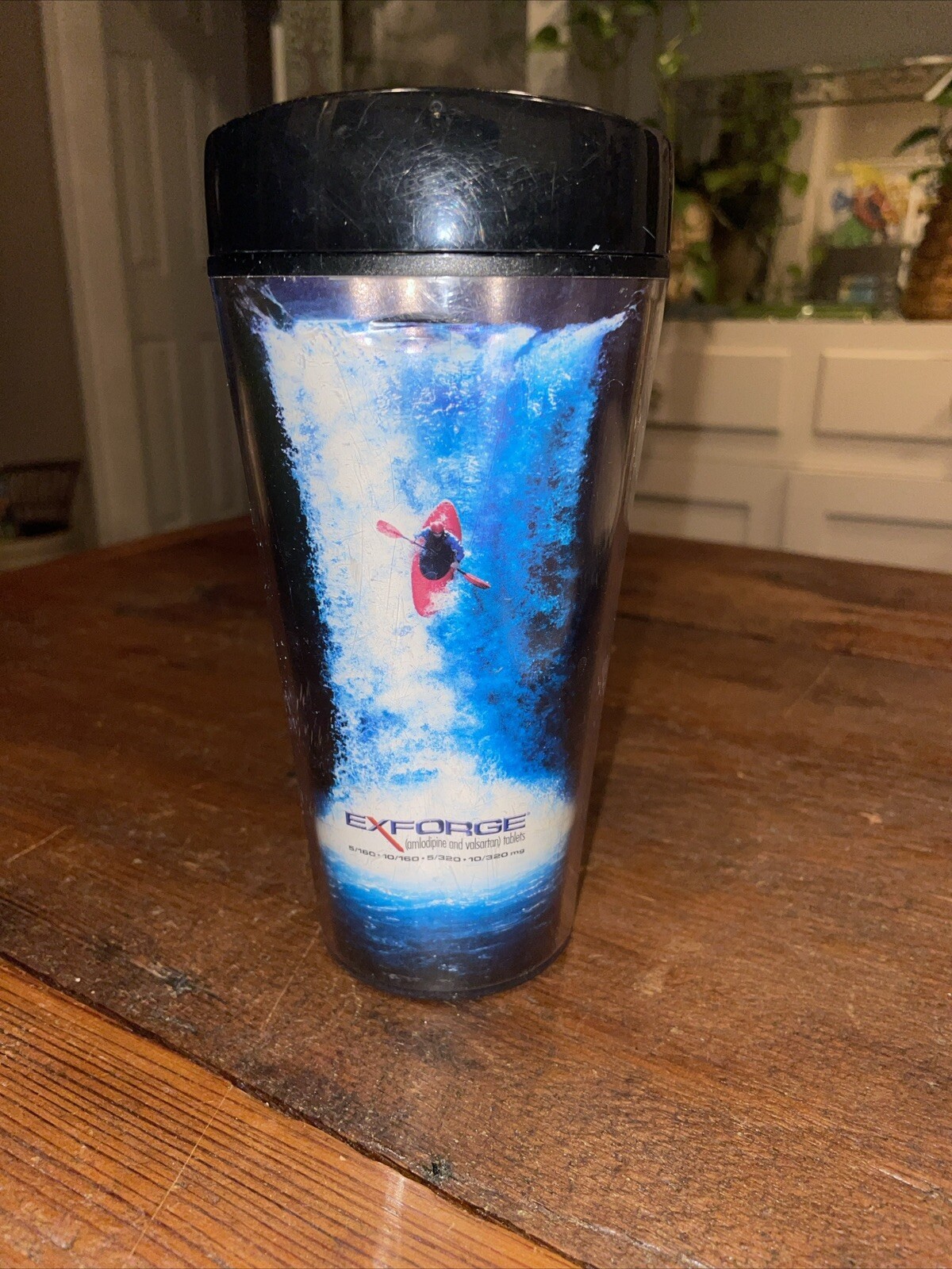 Exforge Amlodipine Drug Rep Coffee Cup Mug Tumbler Used Weirdly Shaped
