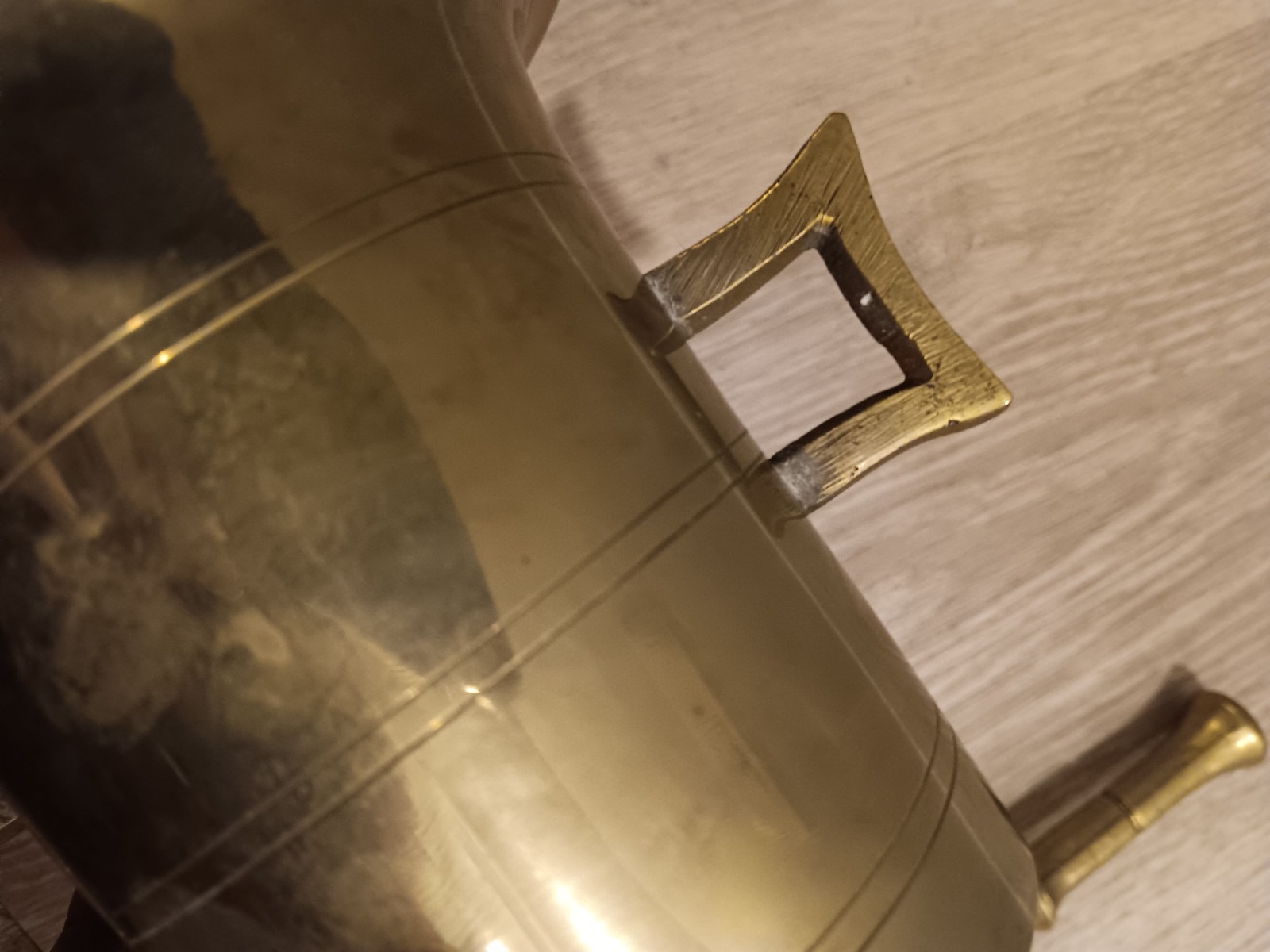 Vintage Brass Mortar And Pestle 4.5″ Tall & 6.25″ Madei in India