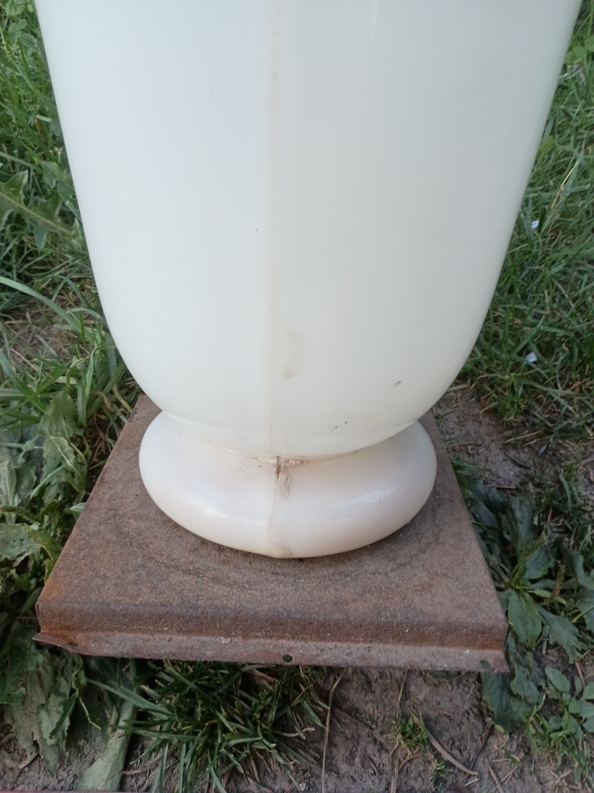 Vintage Pharmacy Counter Display 1950s-1970s Plastic Large 22″ Tall Metal Base