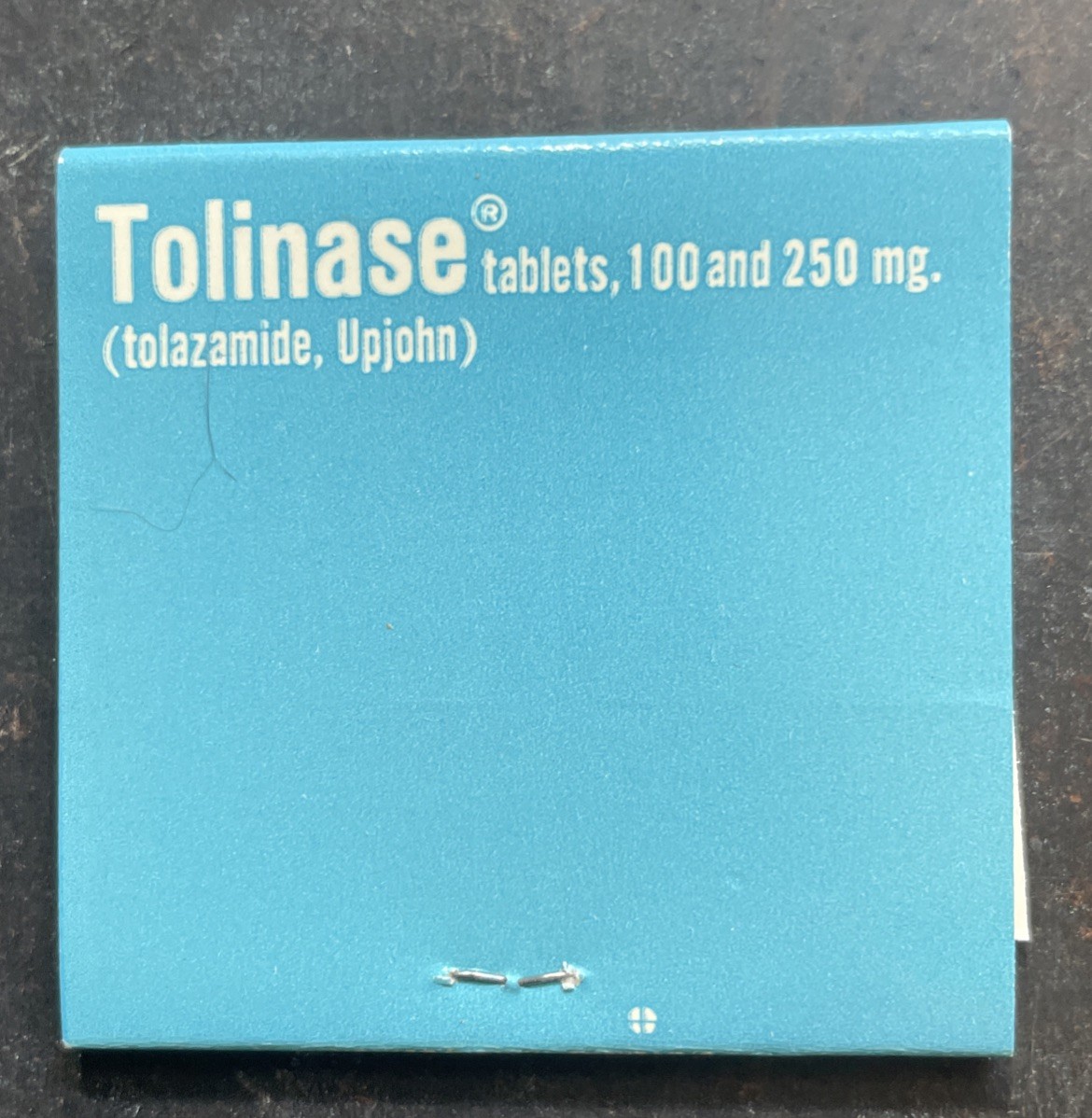 Vintage Matchbook Tolinase Upjohn Advertisement Pharmaceutical Promo Drug Rep