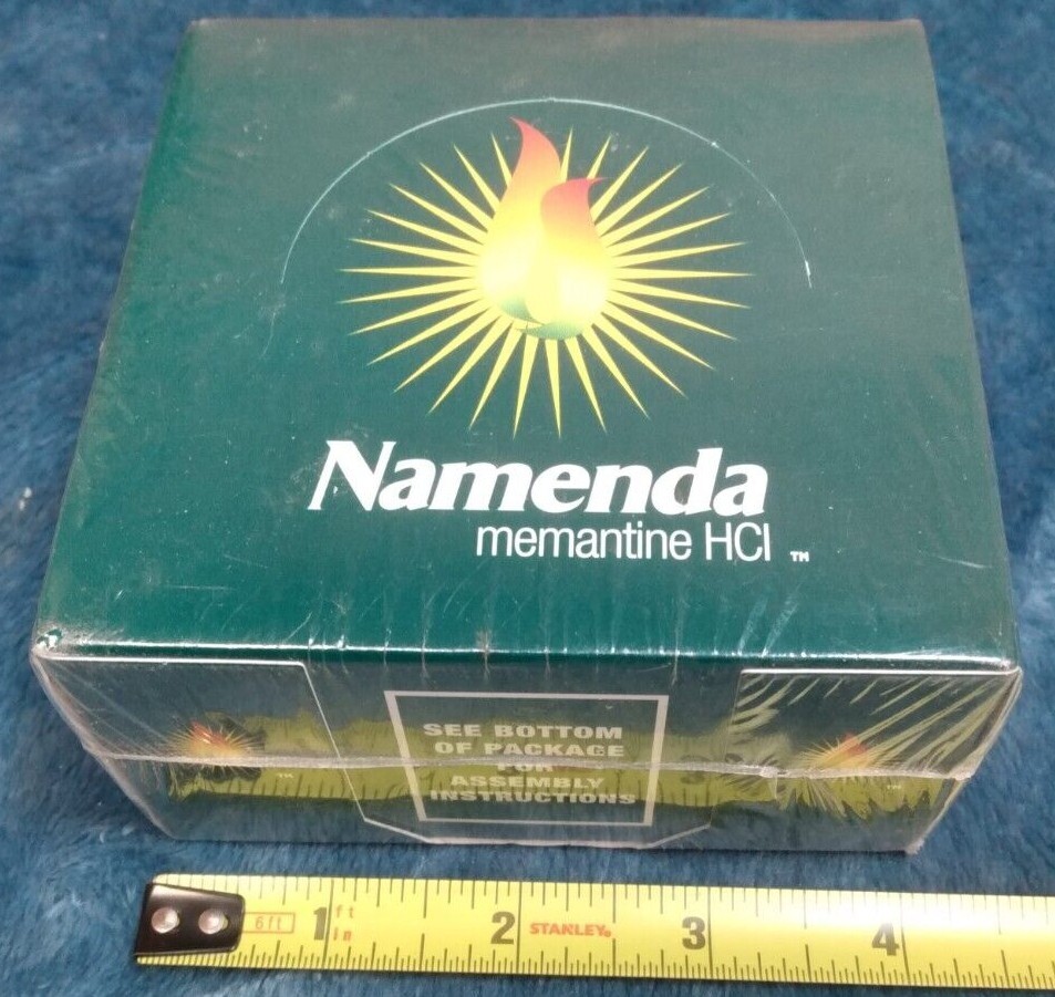 NAMENDA Pharmaceutical Drug Rep Note Pad 4” x 4”- New & Sealed – Free shipping