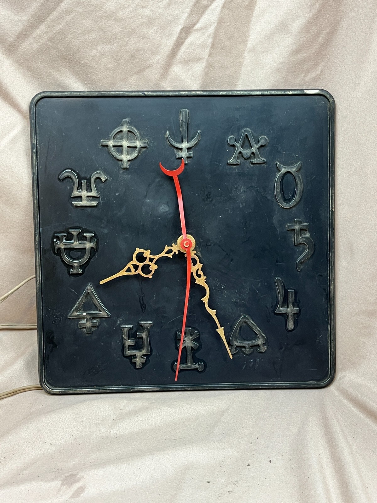 Alchemy Vintage Clock Pharmacy Apothecary Symbols