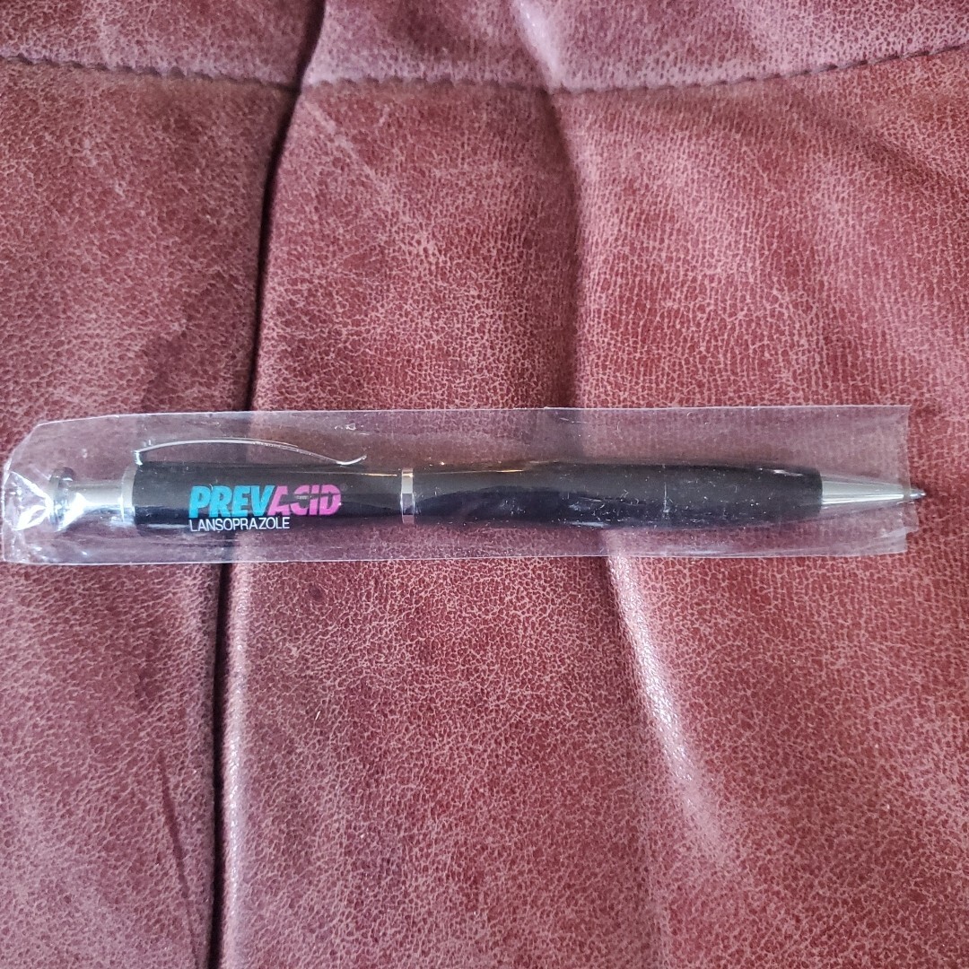 Drug Rep PREVACID Collectible Metal Pen RARE Lansoprazole High Quality
