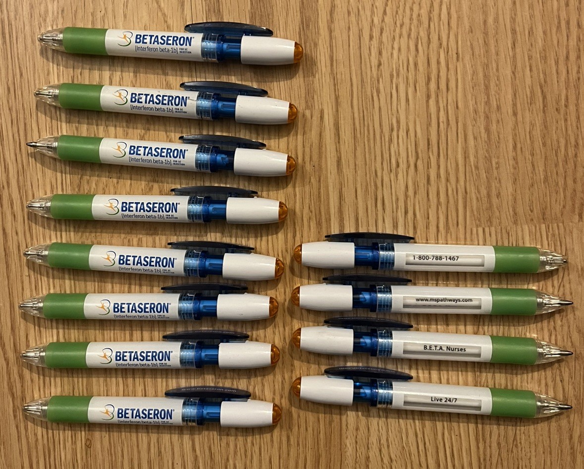 12 Betaseron Drug Rep Pens Pharmaceutical Promo Promotional Advertising Swag