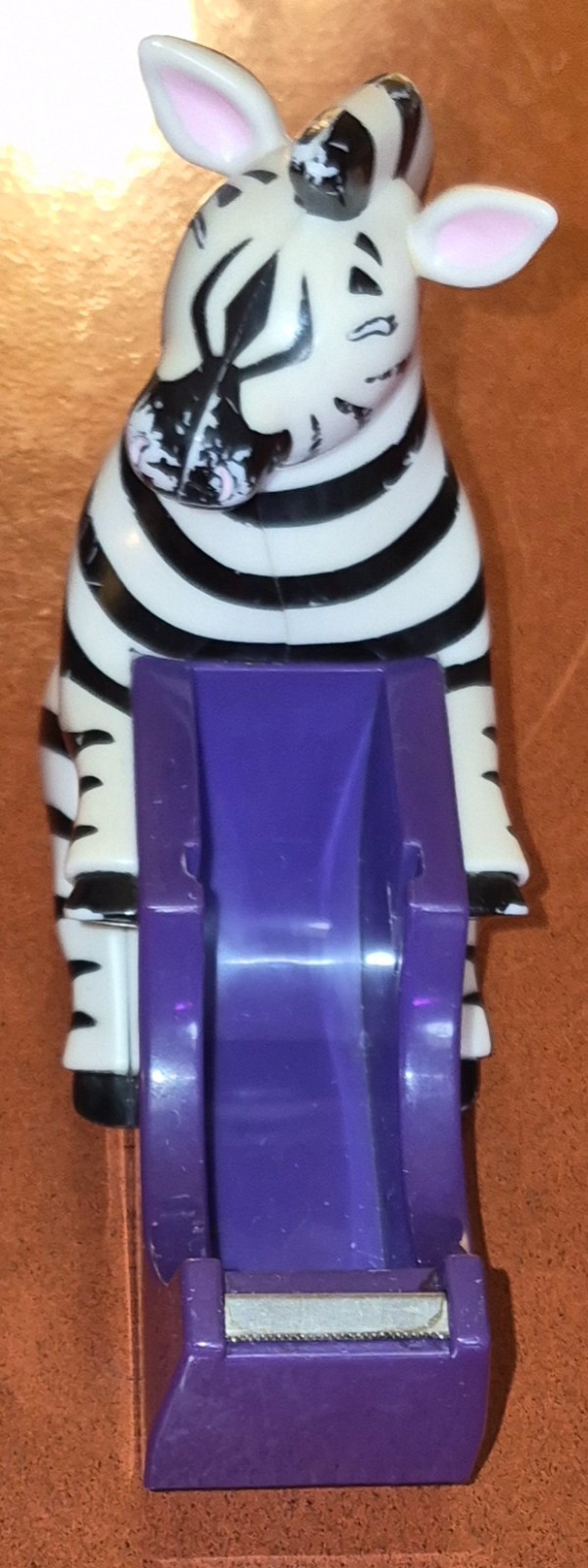 Vintage Pharma Rep Zebra Desk Tape Dispenser Promotional