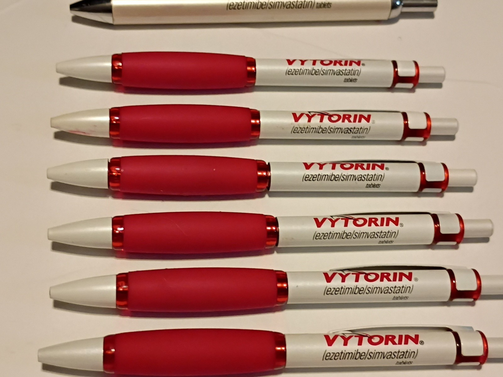 Vytorin Pharmaceutical Drug Rep Advertising Pen Lot of 14