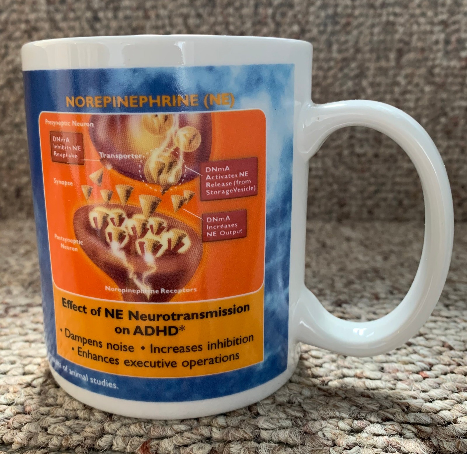 Vintage Adderall Pharmaceutical Mug Promotional Ad