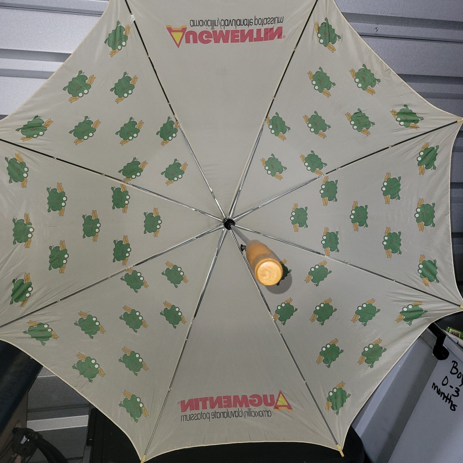 Augmentin Pharmaceutical Advertising Umbrella Frogs