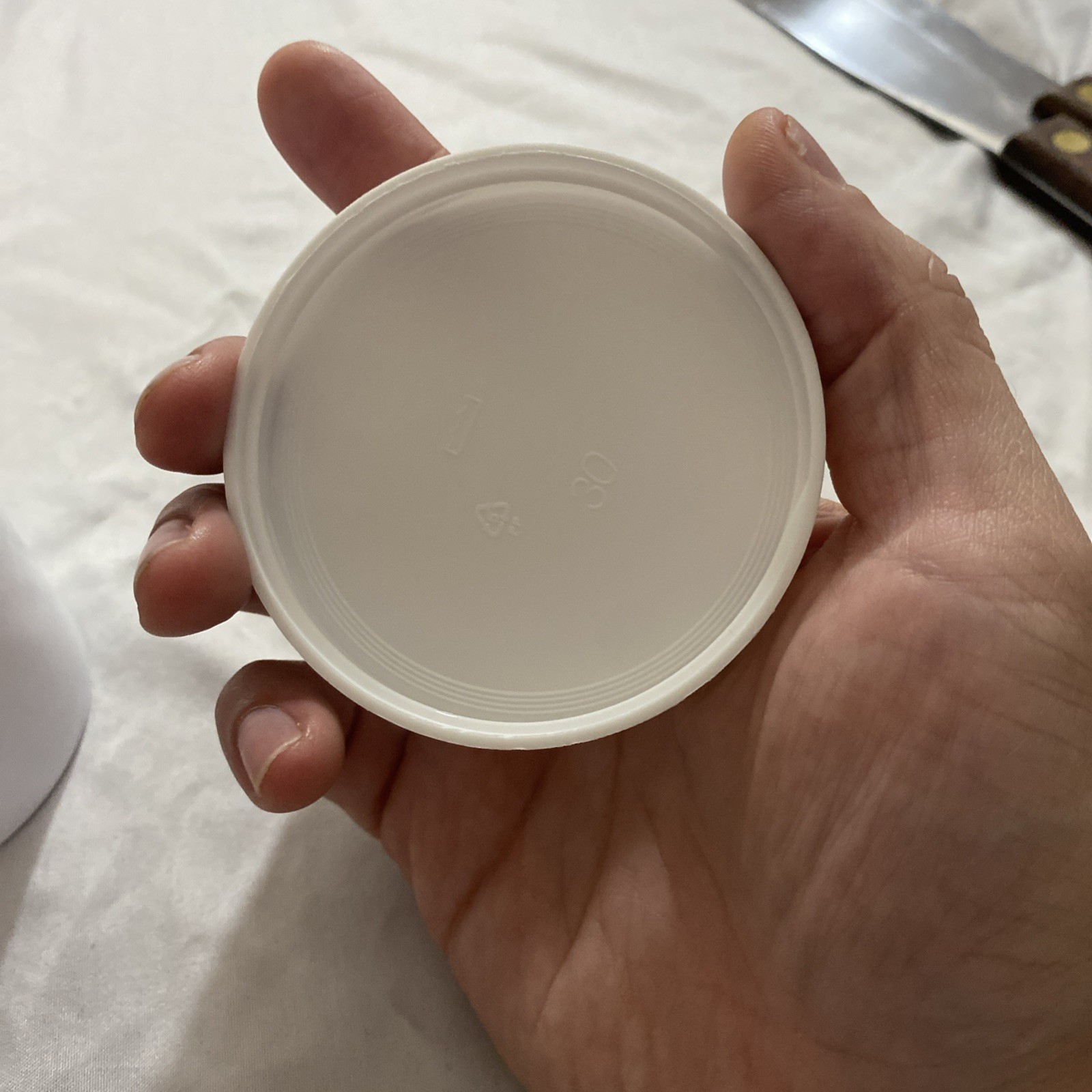 BERRY 8 Oz Plastic Ointment Jars White Plastic With Caps New Never Used