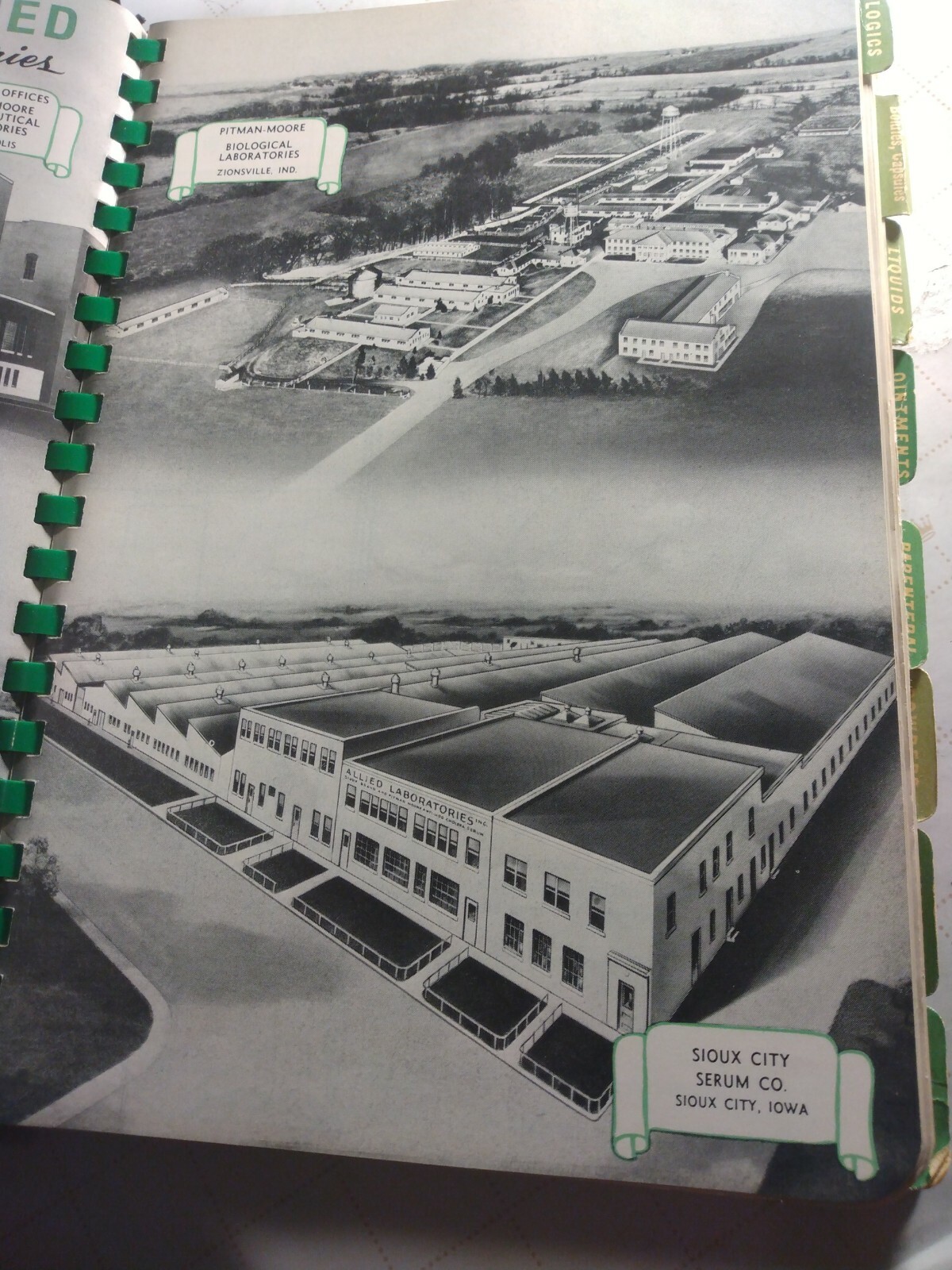 Pitman-Moore Company Division of Allied Laboratories Inc. Catalog 1951