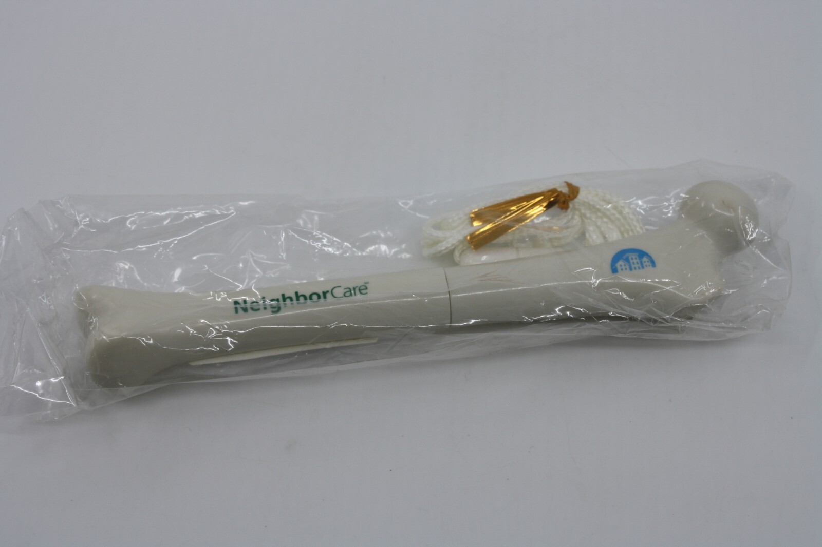 Bone Shape Pen NIP Neighbor Care Pharmaceutical Drug Rep Neck String Spec Sample