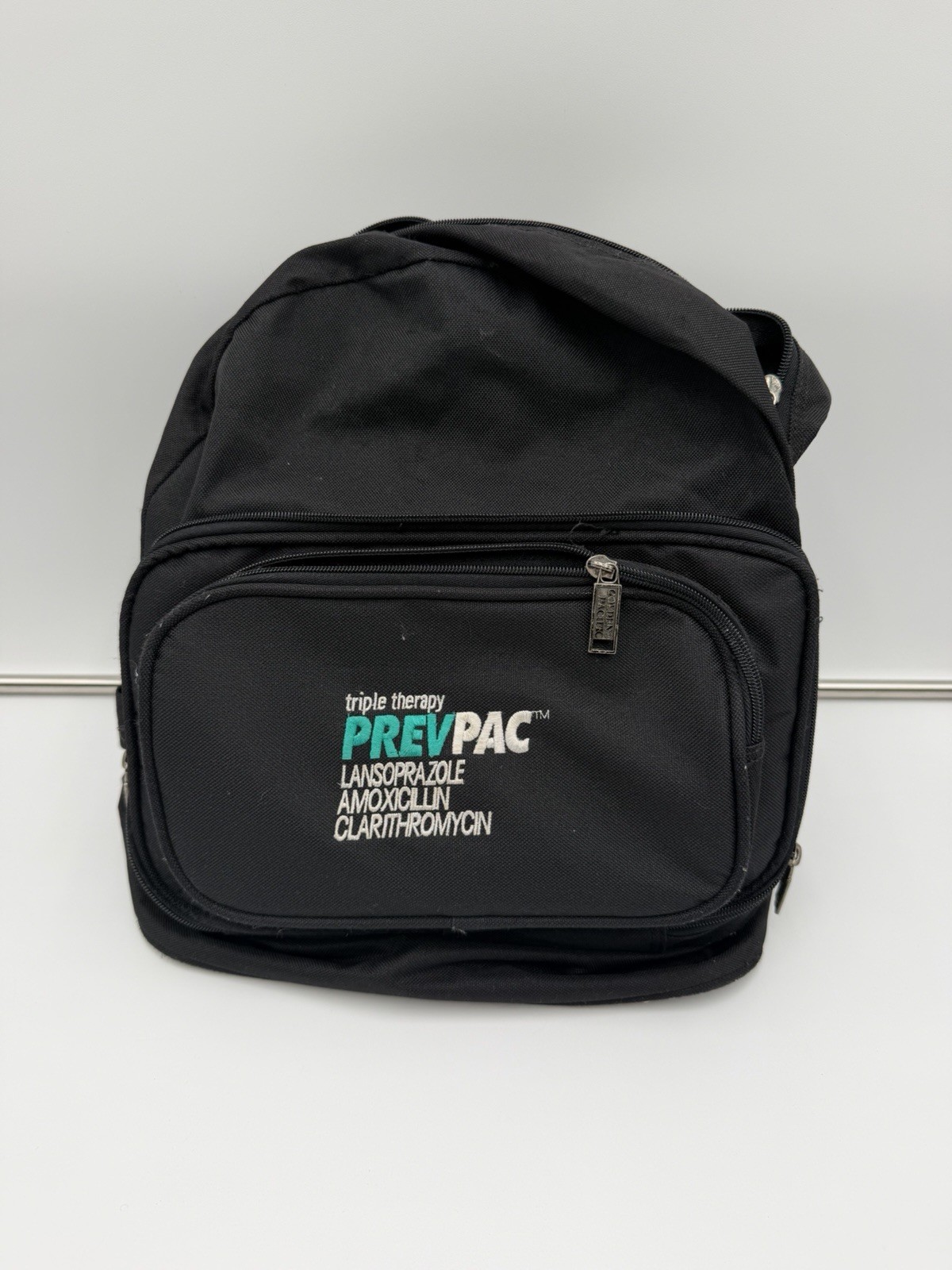 Vintage PREVPAC Pharmaceutical Promo Foldable Backpack Medical Drug Rep