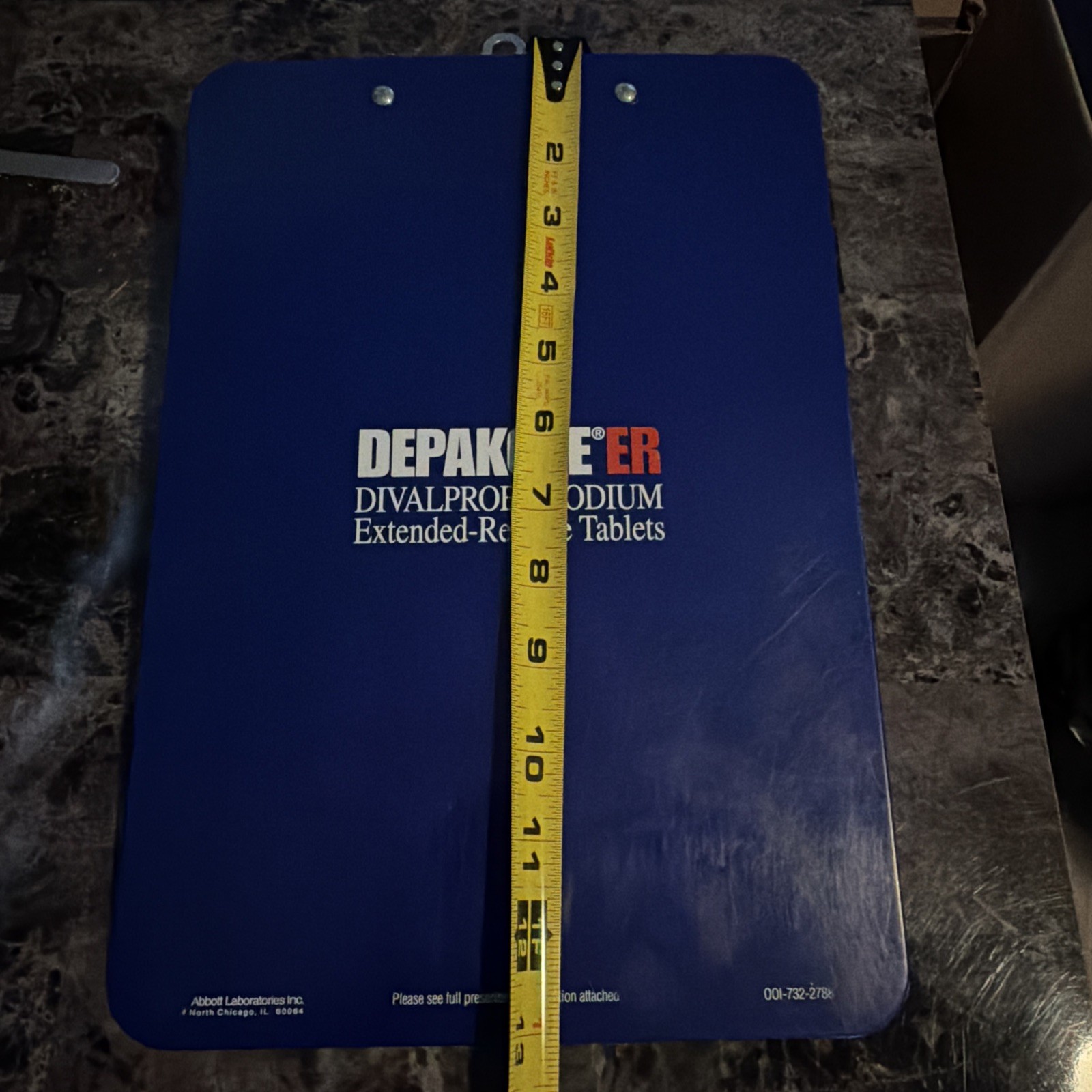 Depakote ER Drug Rep Clipboard Promo 2000s