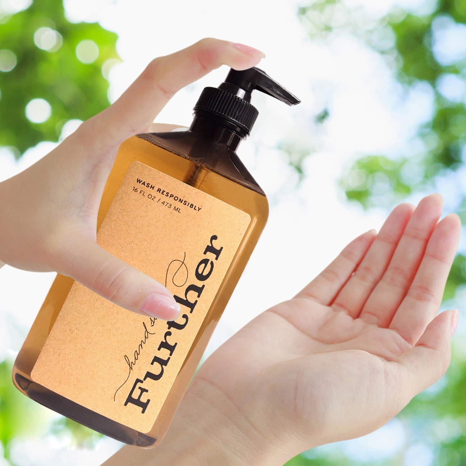 Further Glycerin Hand Soap, 16 Fluid Ounces (Pack of 2) – Sustainable, Natura…