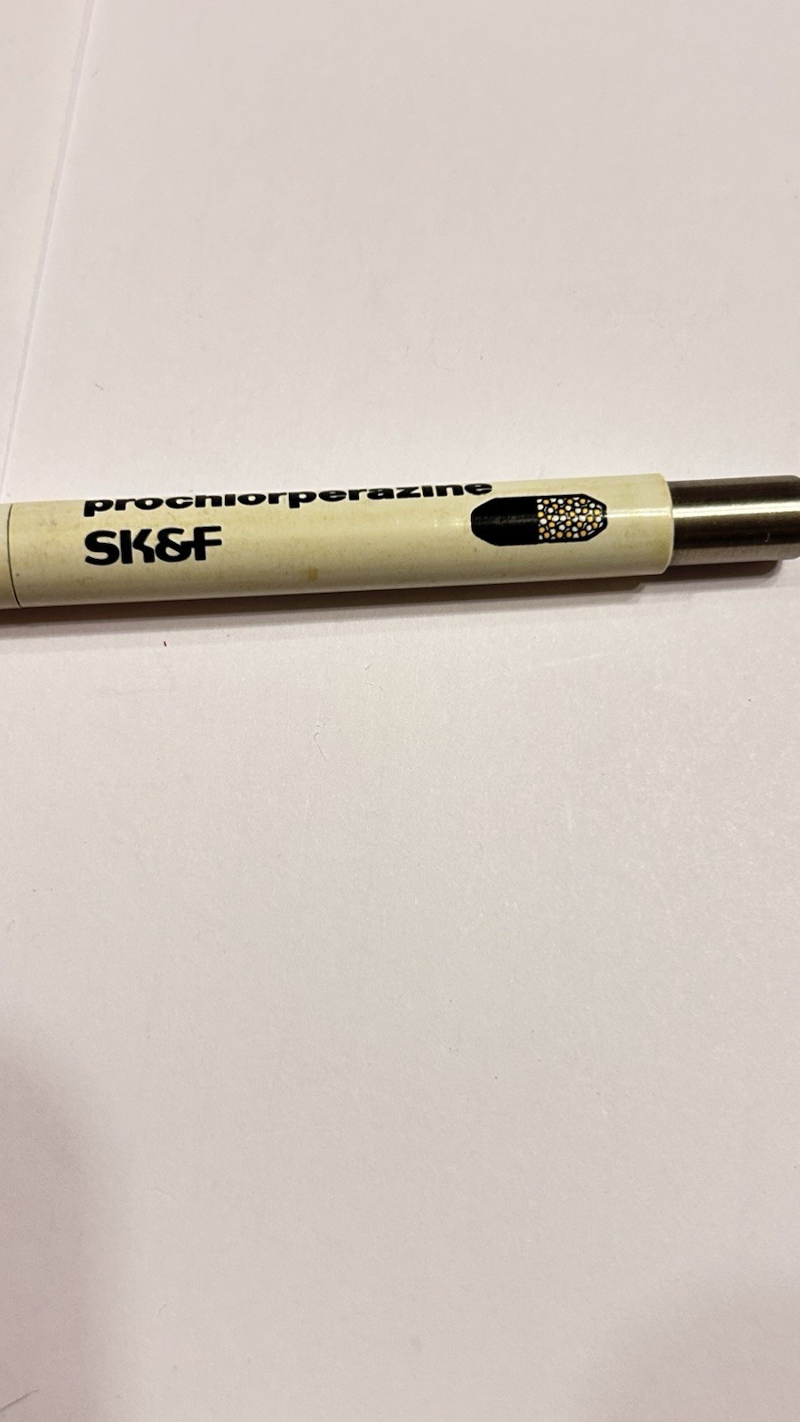 PARKER VECTOR Rollerball Pen Med Drug Promo Pharmaceutical Advertising Compazine