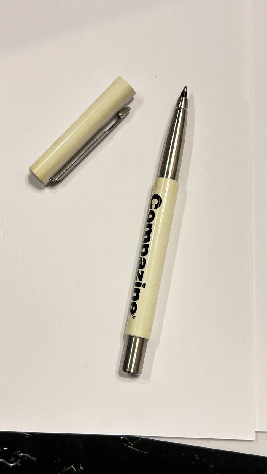 PARKER VECTOR Rollerball Pen Med Drug Promo Pharmaceutical Advertising Compazine