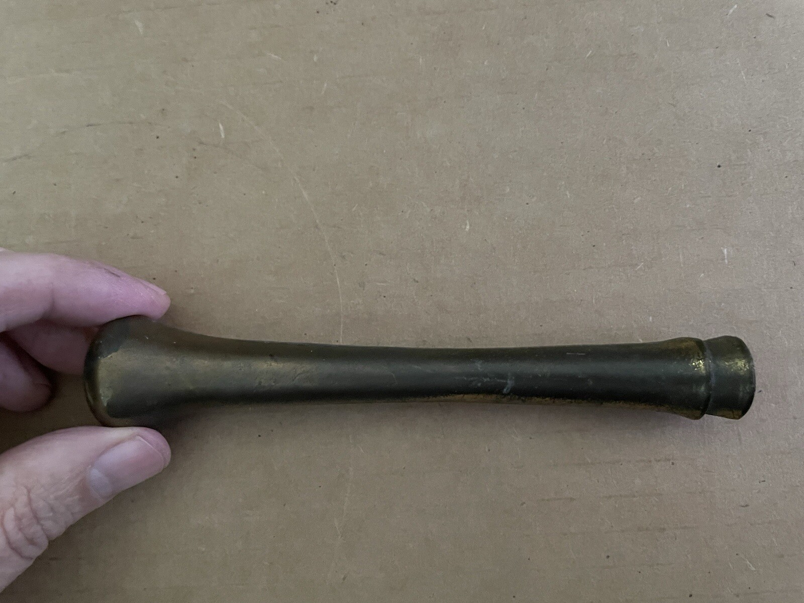 Vintage SOLID BRASS Mortar & Pestle Apothecary Pharmacy CORICIDIN