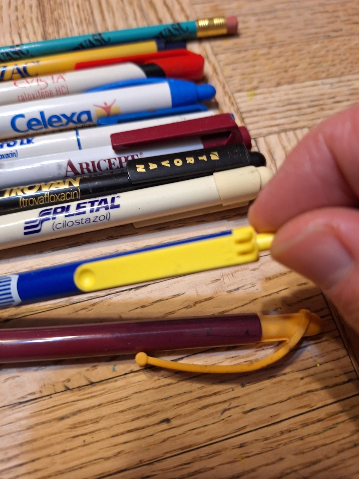 Pharmaceutical Drug Rep Pens Nitroglycerin Prozac Celexa Evista Norvasc Ten