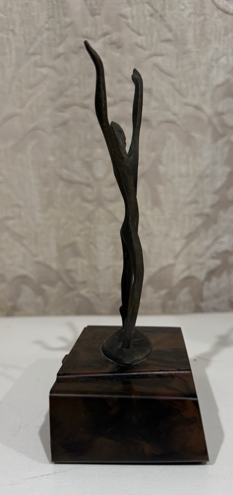 Vintage FREO Abstract Bakelite/ Bronze Pharmacy Sculpture by Schultz