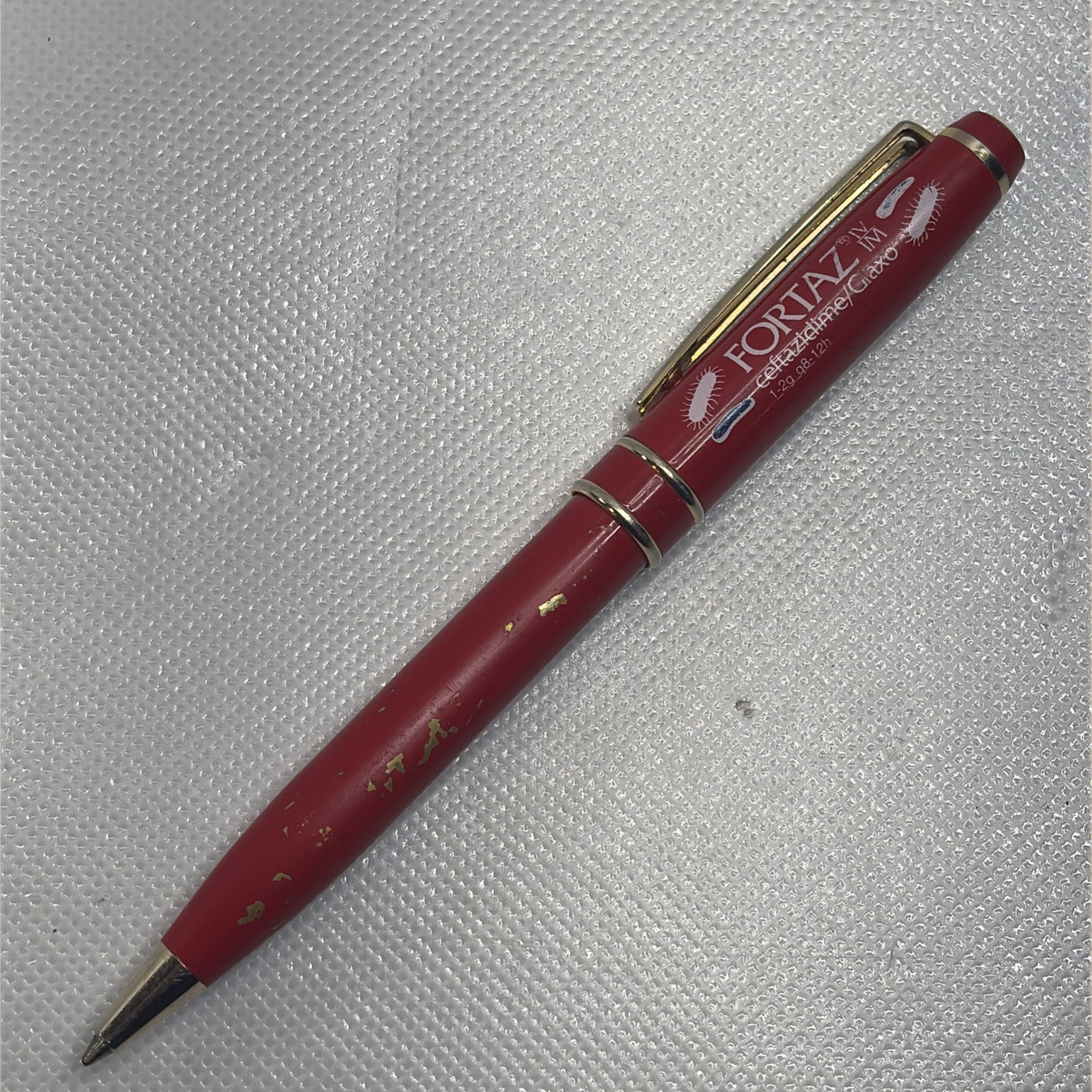 Fortaz Pharmaceutical Advertising Drug Rep Pen – Dried Ink Parker Refills