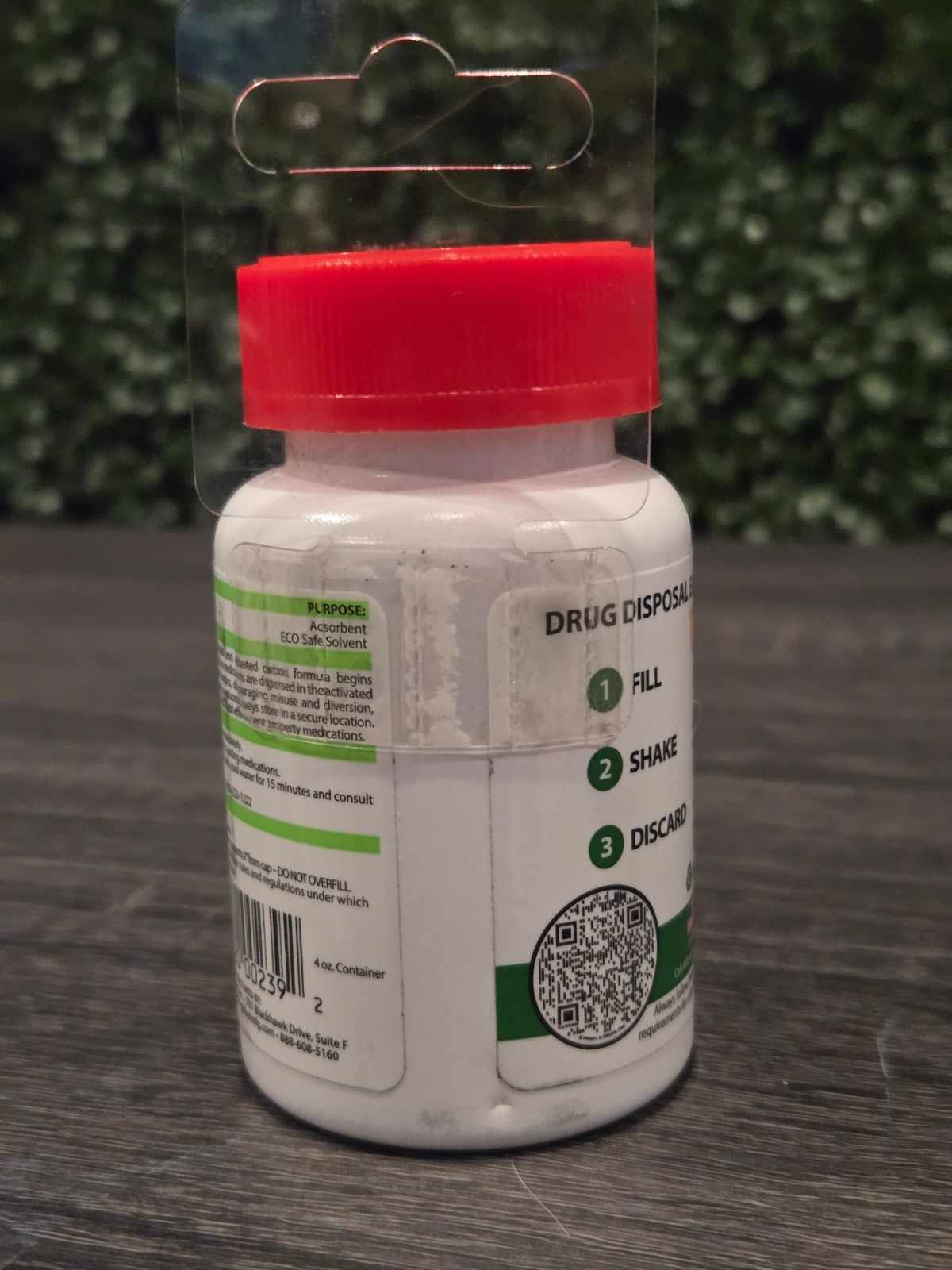 New Rx Destroyer Drug Disposal Bottle Pharmaceutical Disposal Dirty Exterior