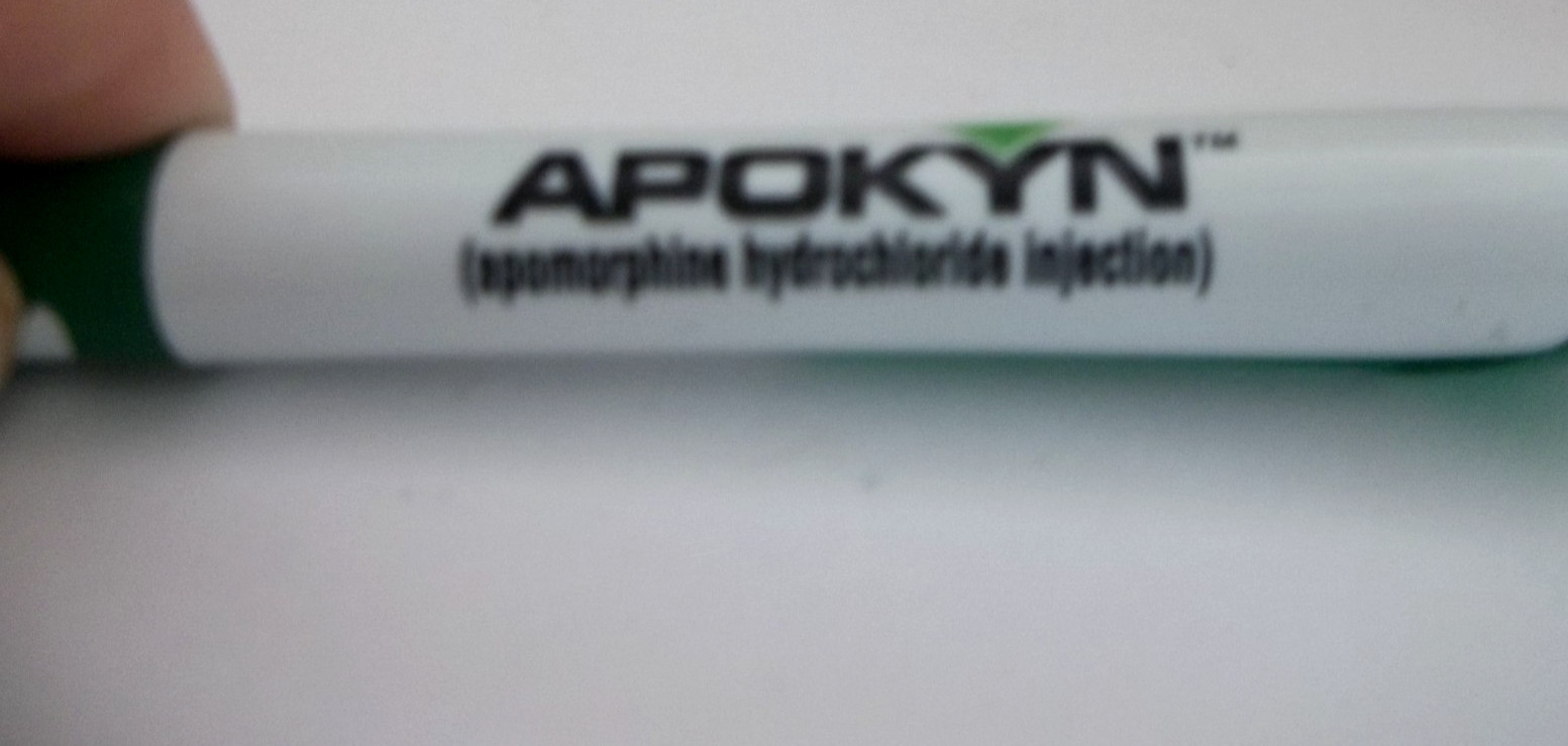 APOKYN Promotional Pen Plastic Medium Weight w/Rubberized Grip