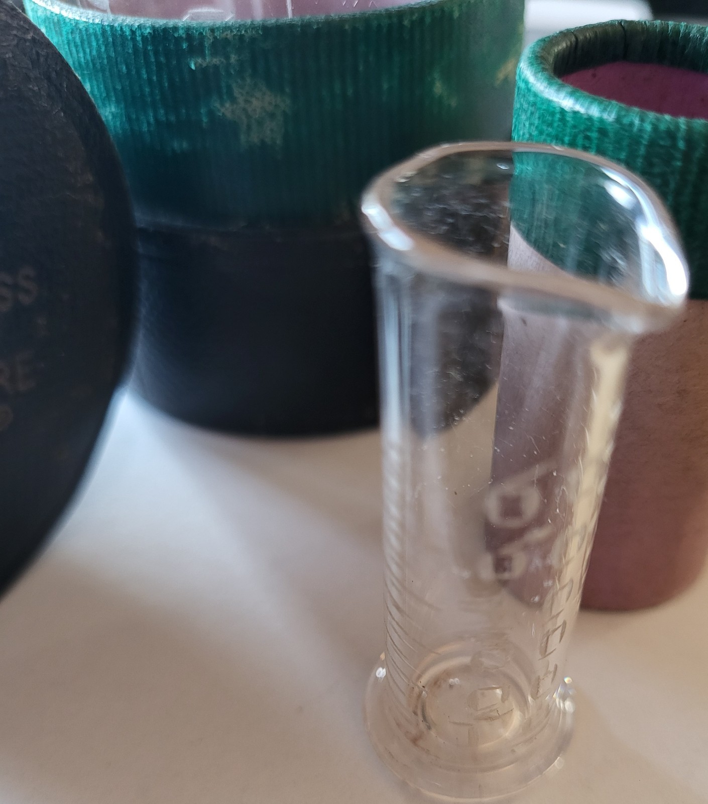 Antique Measuring Glasses & Cases. Refxad