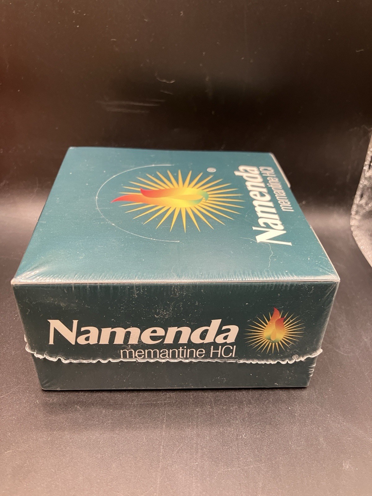 Vintage NAMENDA Pharmaceutical Drug Rep Post-It Note Pad 4”x 4” Cube Sealed 3M