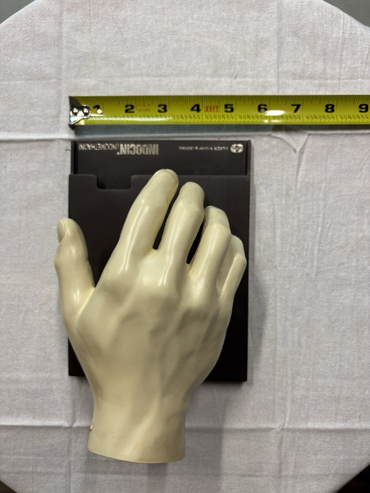 1967 MEDICAL HAND MODEL Anatomical Merck Sharp Dohme Indocin Advertising