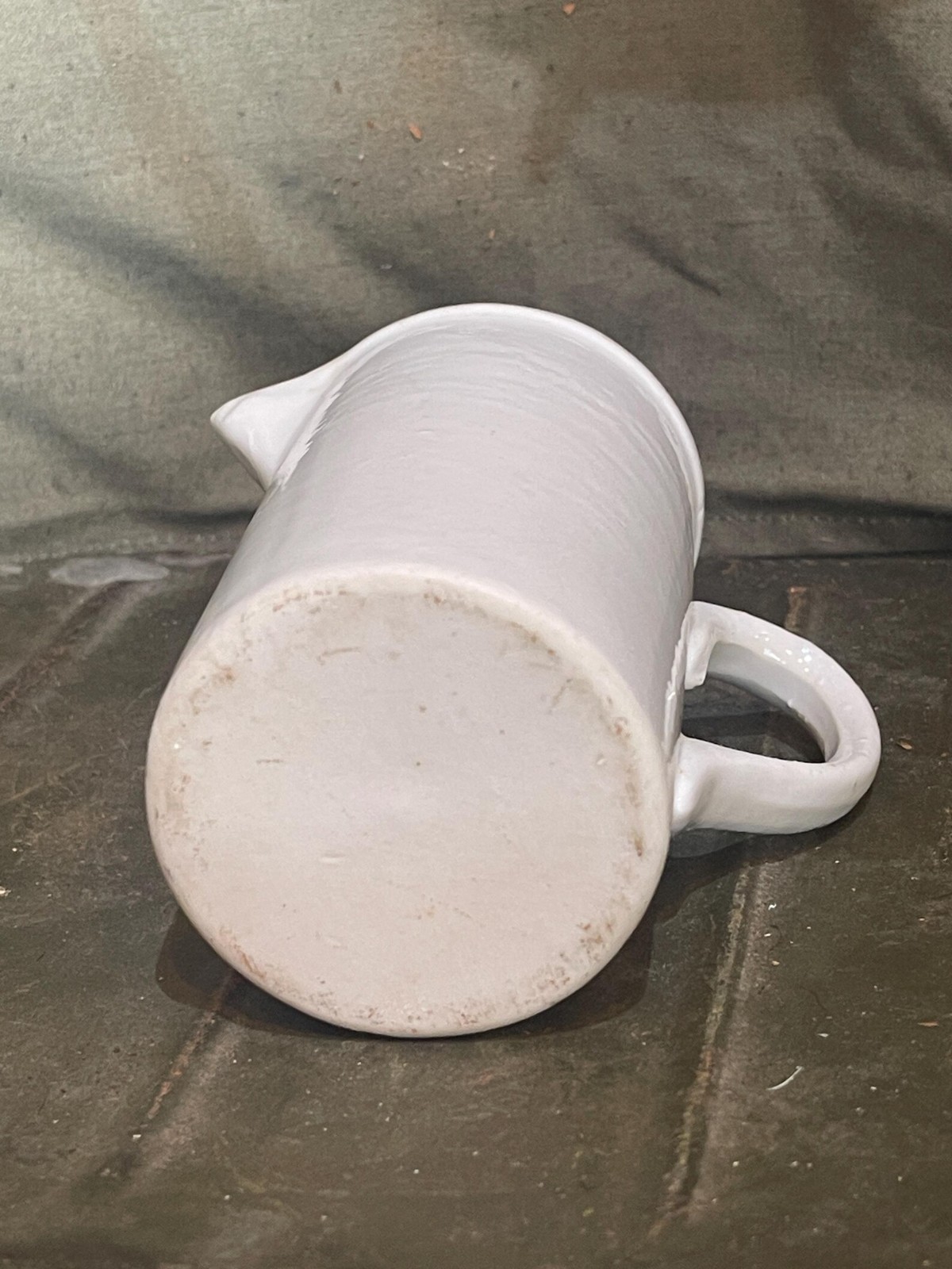 Vintage Soviet Porcelain Measuring Jug, Apothecary Laboratory Vessel, Lab Measur
